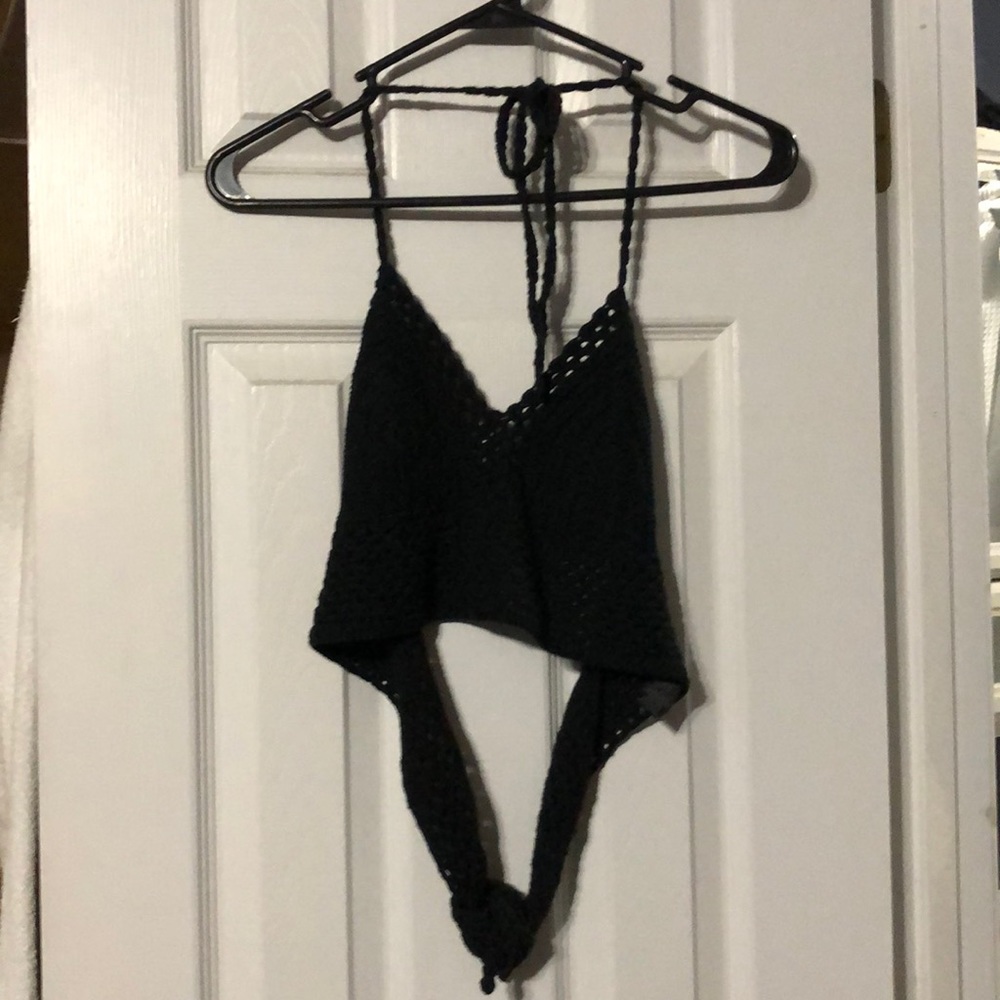 Crochet halter top